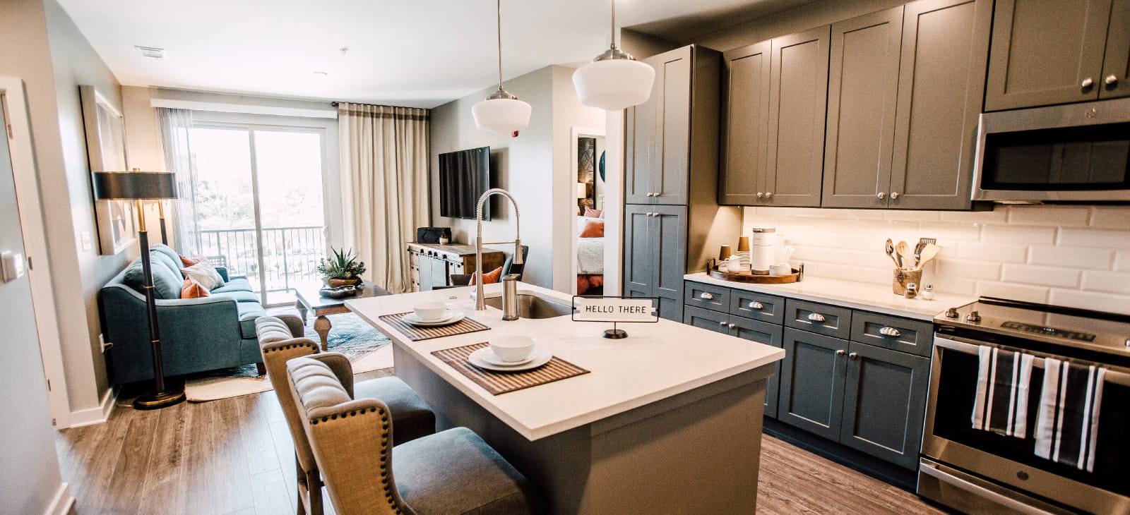 kitchen in residence at avenida watermarq germantown