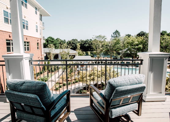 patio/balcony in residence at avenida watermarq germantown